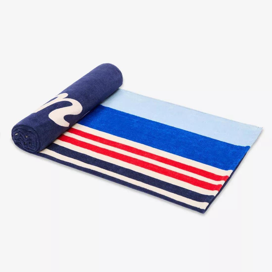 Towel L Print Street 145X85 cm, Blue, No Color, large image number 6