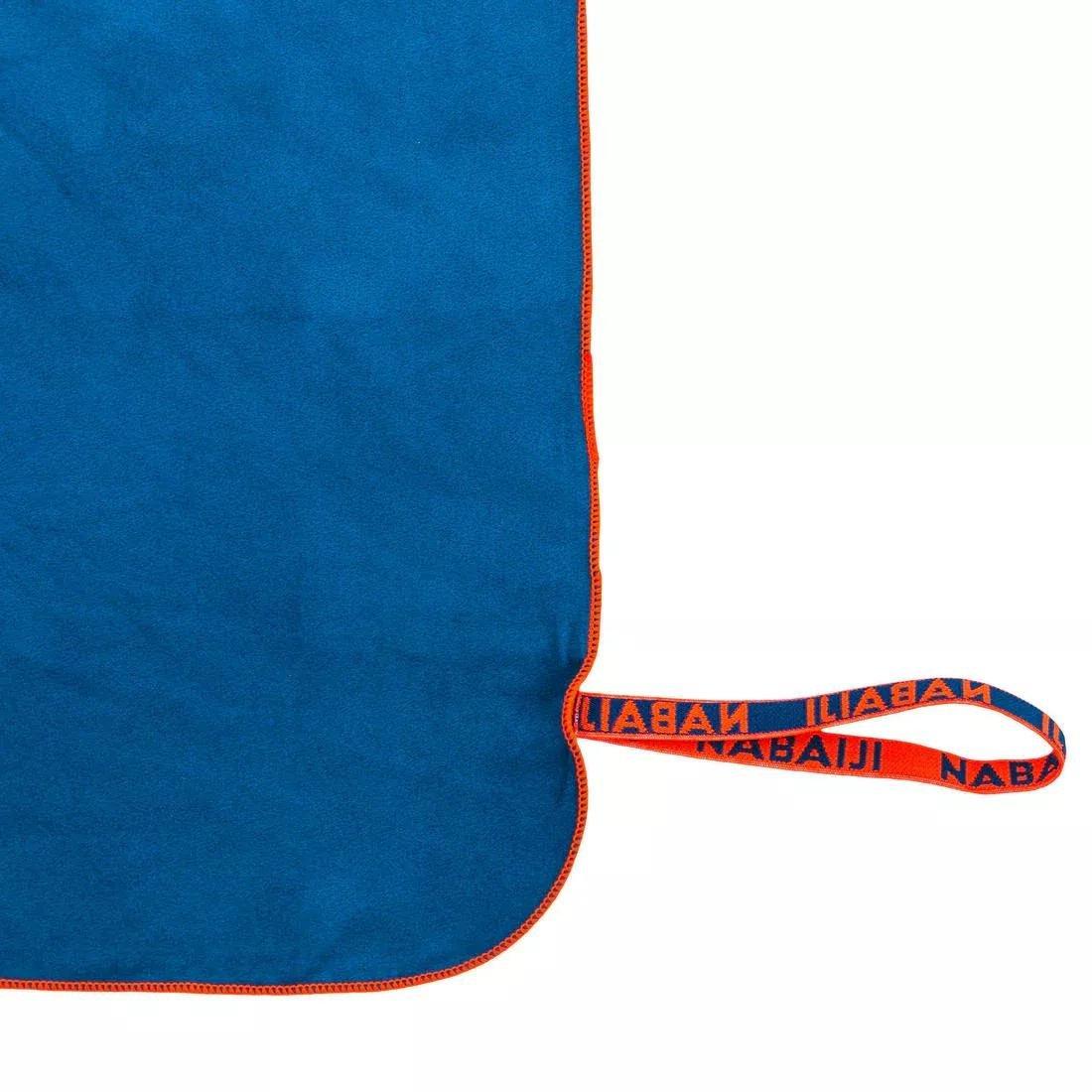 Swimming Microfibre Towel - Size L 80 x 130 cm, Orange, No Color, large image number 8