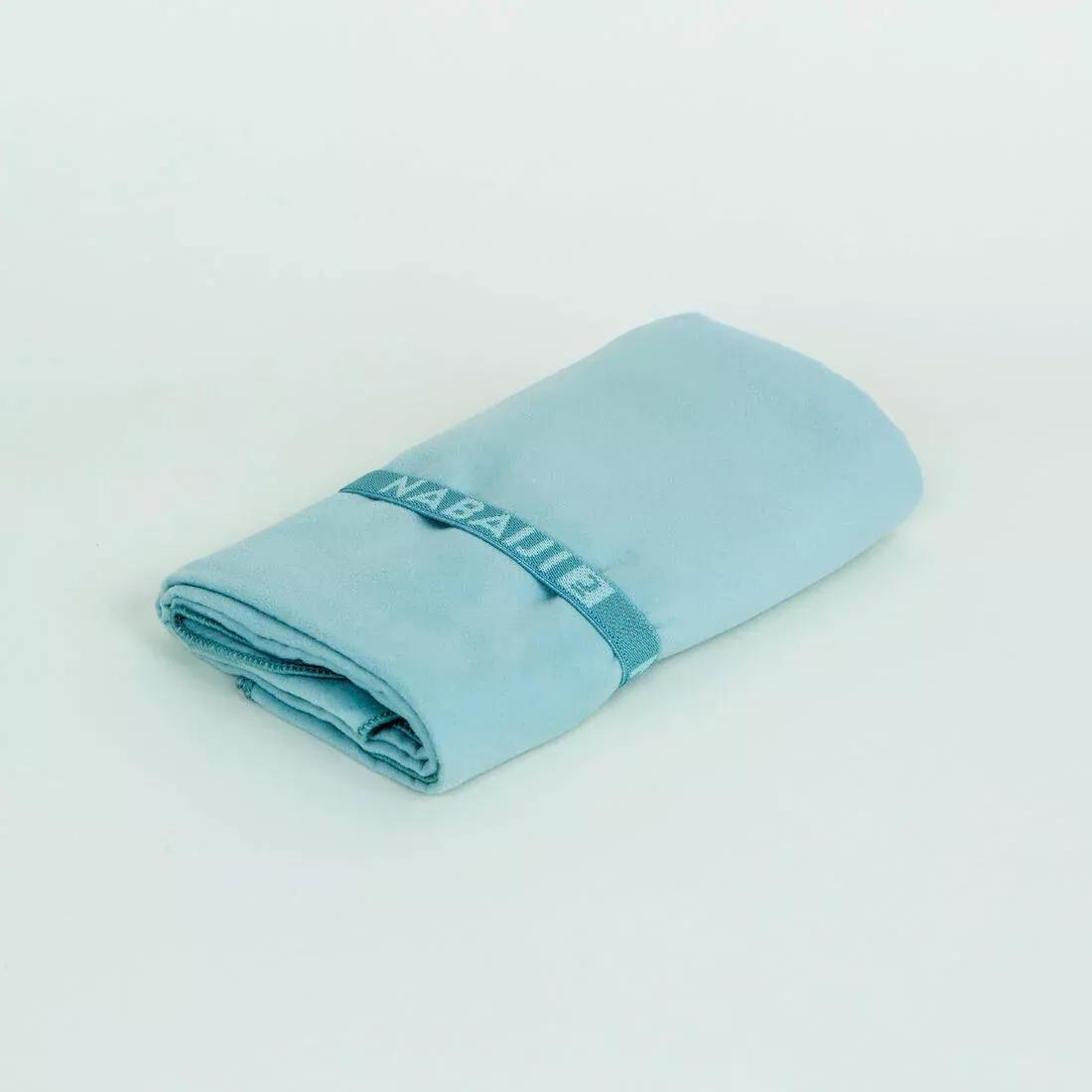 Swimming Microfibre Towel - Size L 80 x 130 cm, Orange, No Color, large image number 9