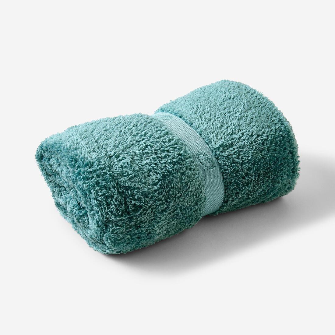 Ultra-Soft Microfibre Towel Size L 80 x 130 cm, Blue, No Color, large image number 6