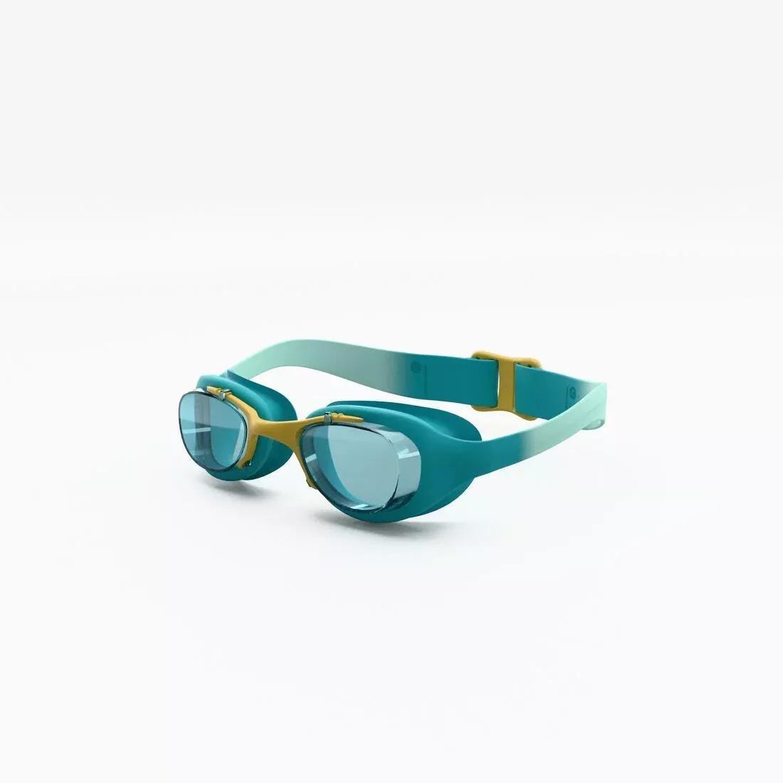 Kids Unisex Swimming Goggles - Xbase turquoise tinted, Orange, No Color, large image number 1