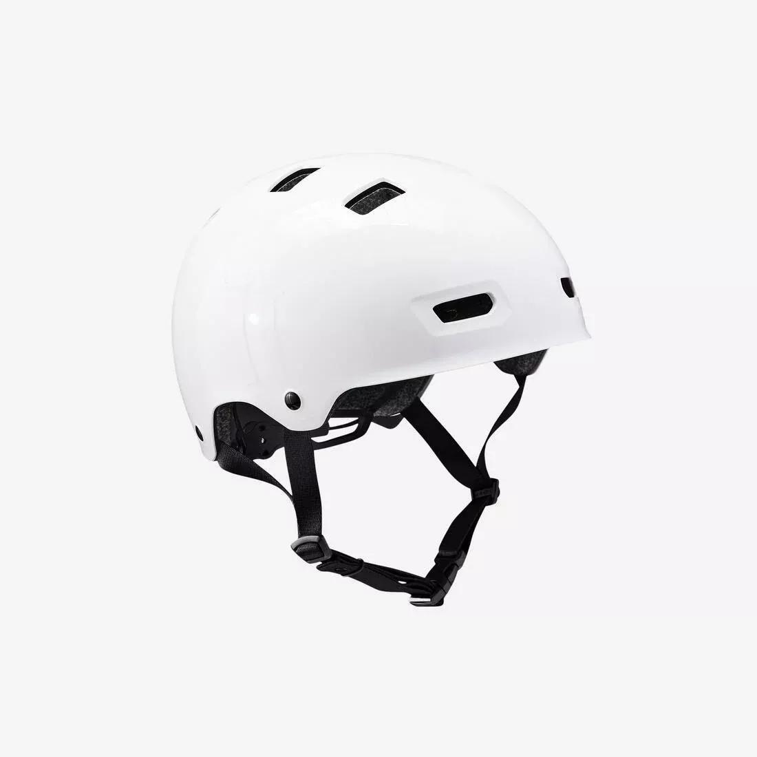 Inline Skating Skateboarding Scootering Helmet - MF500, Blue, No Color, large image number 4