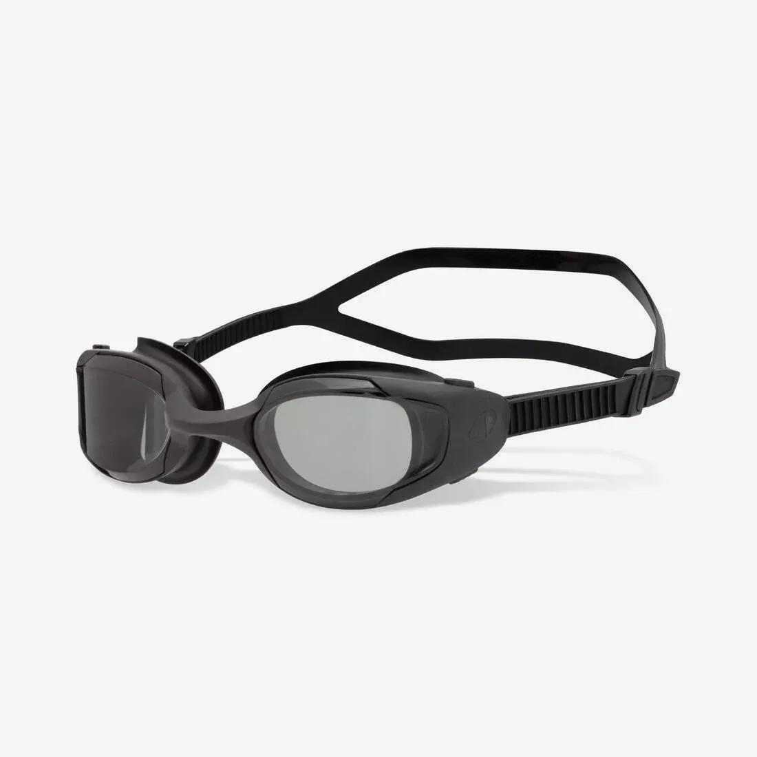 Swimming Goggles - Mirror - New Antifog Treatment, Black, No Color, medium