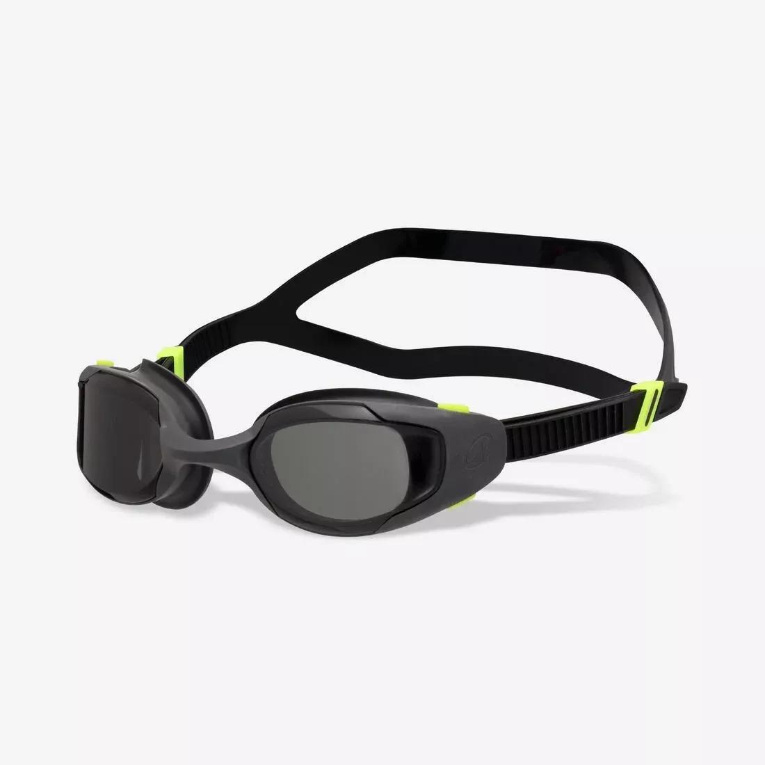 Swimming Goggles - Polarised - New Antifog Treatment, Grey, No Color, medium