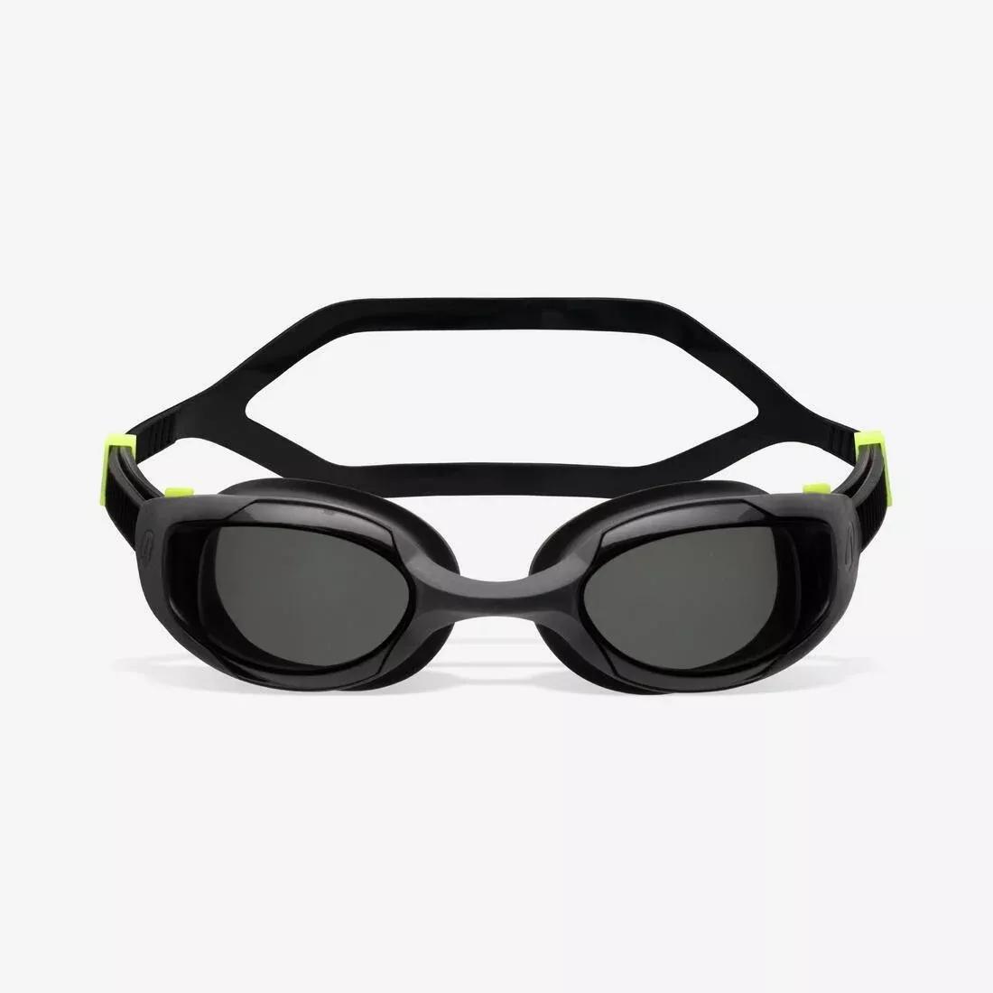 Swimming Goggles - Polarised - New Antifog Treatment, Grey, No Color, medium