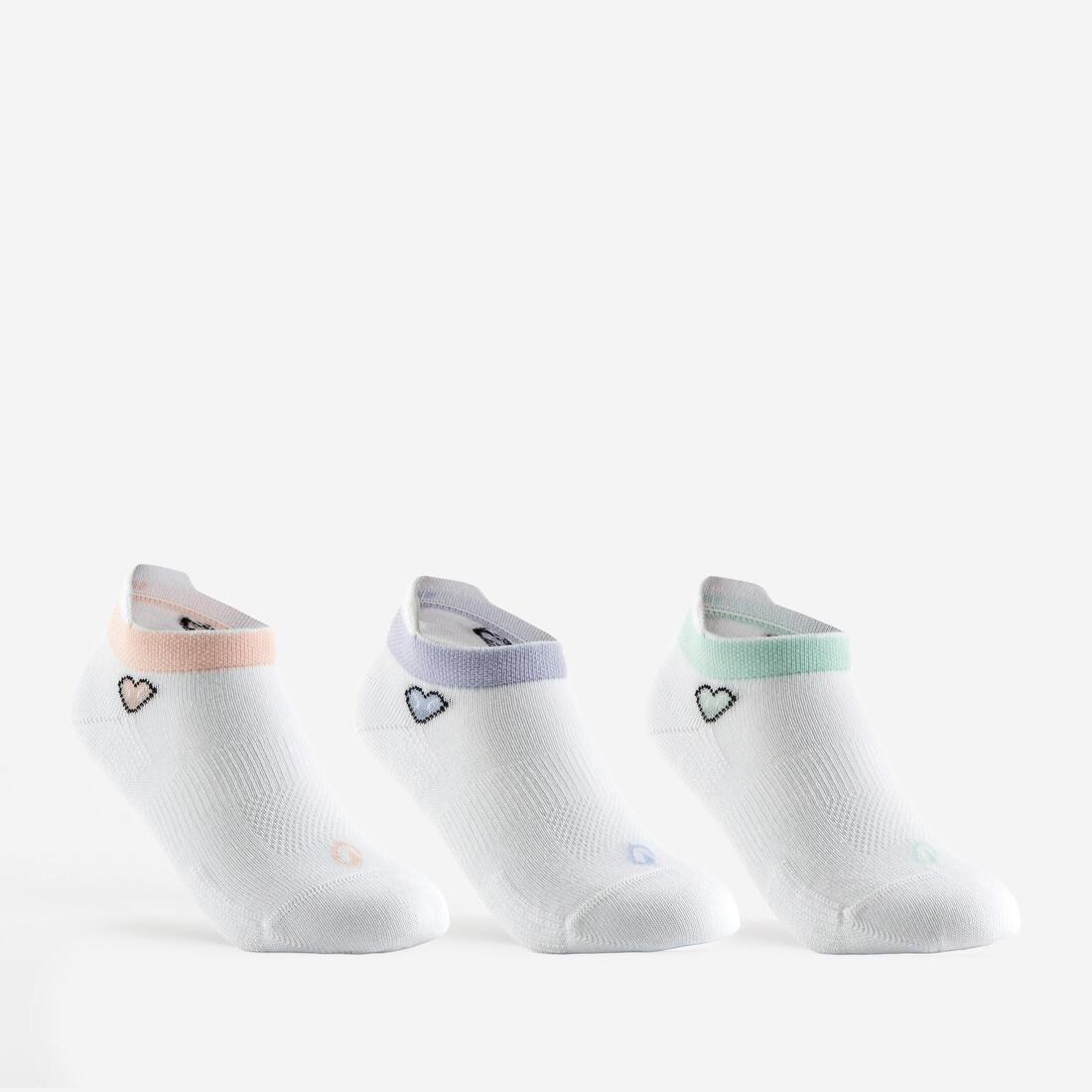 Kids Low Sport Socks - Tri-Pack RS 160, Purple, No Color, large image number 1