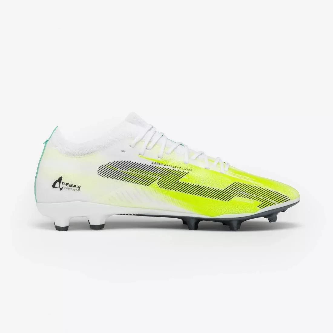 Adult Football Boots CLR 7 Elite FG Meteor, Yellow, No Color, large image number 3