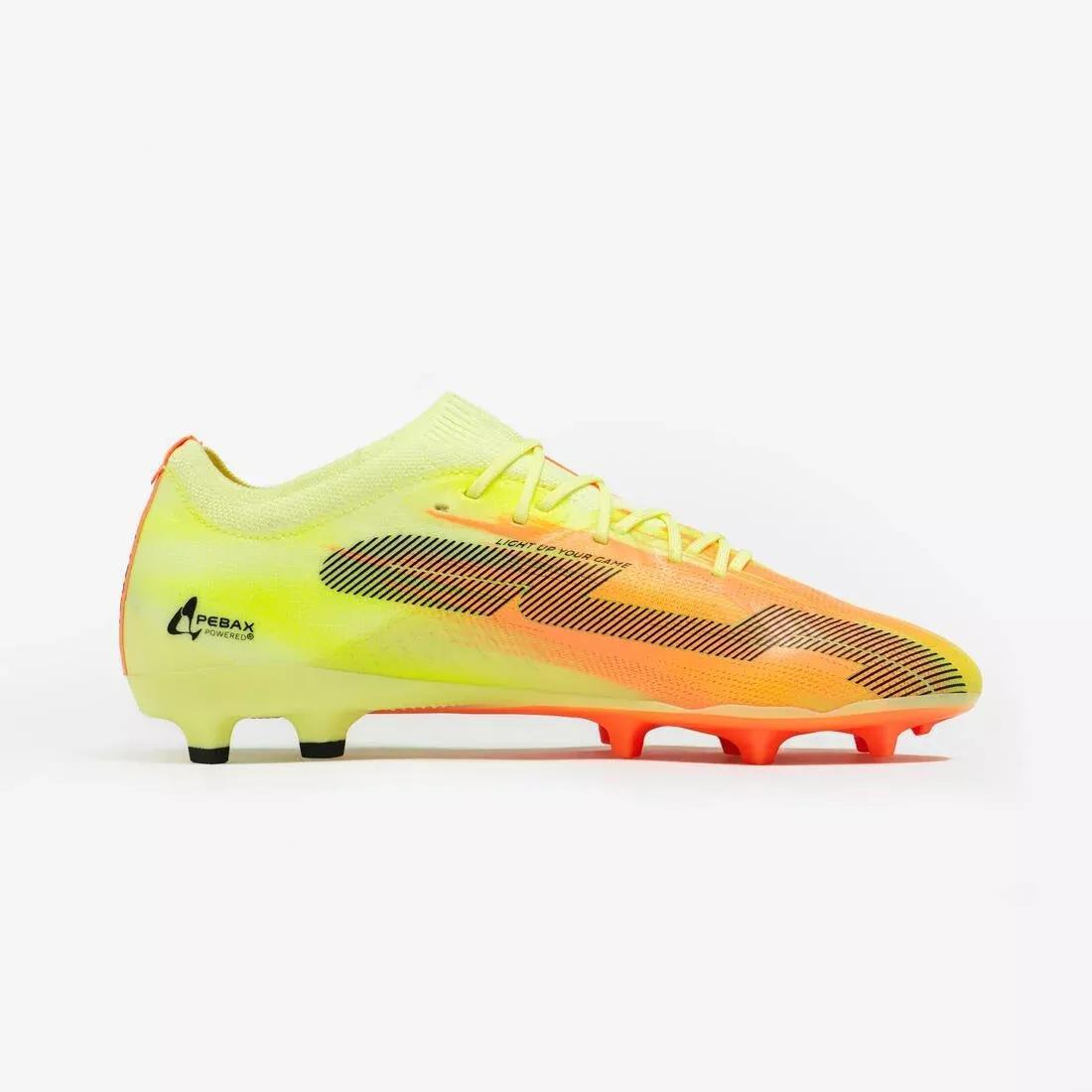 Adult Football Boots CLR 7 Elite FG Meteor, Yellow, No Color, large image number 8