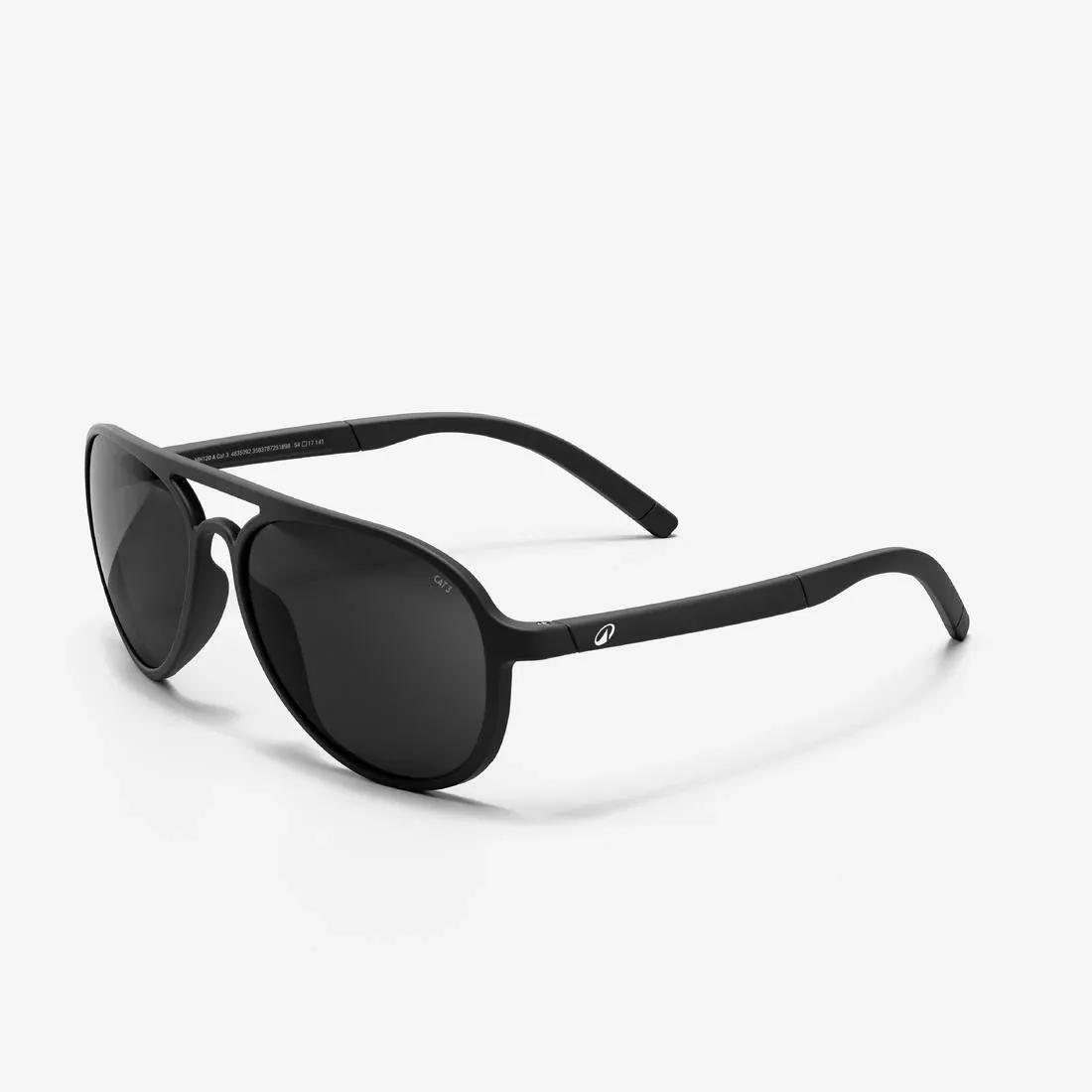 Category 3 MH 120A Aviator Sunglasses, Black, No Color, medium