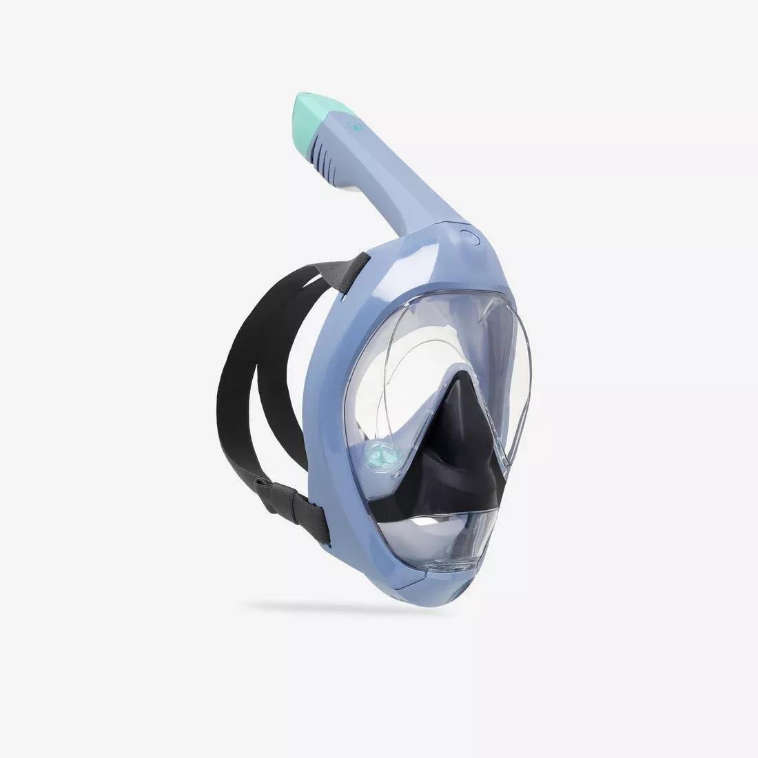 Underwater Snorkelling Mask - Easybreath 900, Black, No Color, large image number 3