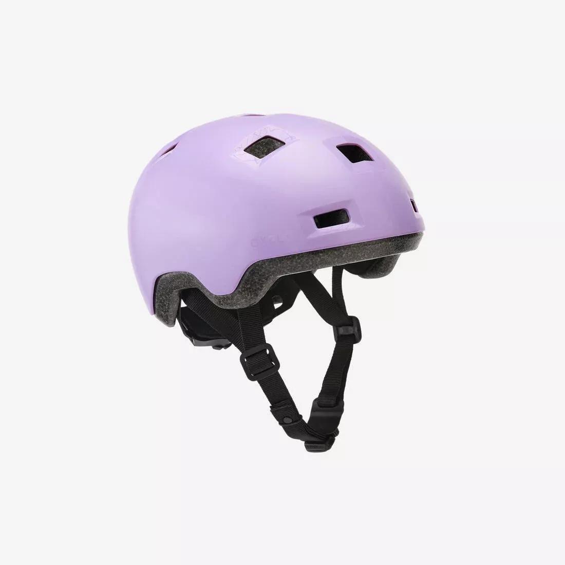 Kids Unisex Inline Skating Skateboard Scooter Bike Helmet - B100, Purple, No Color, medium