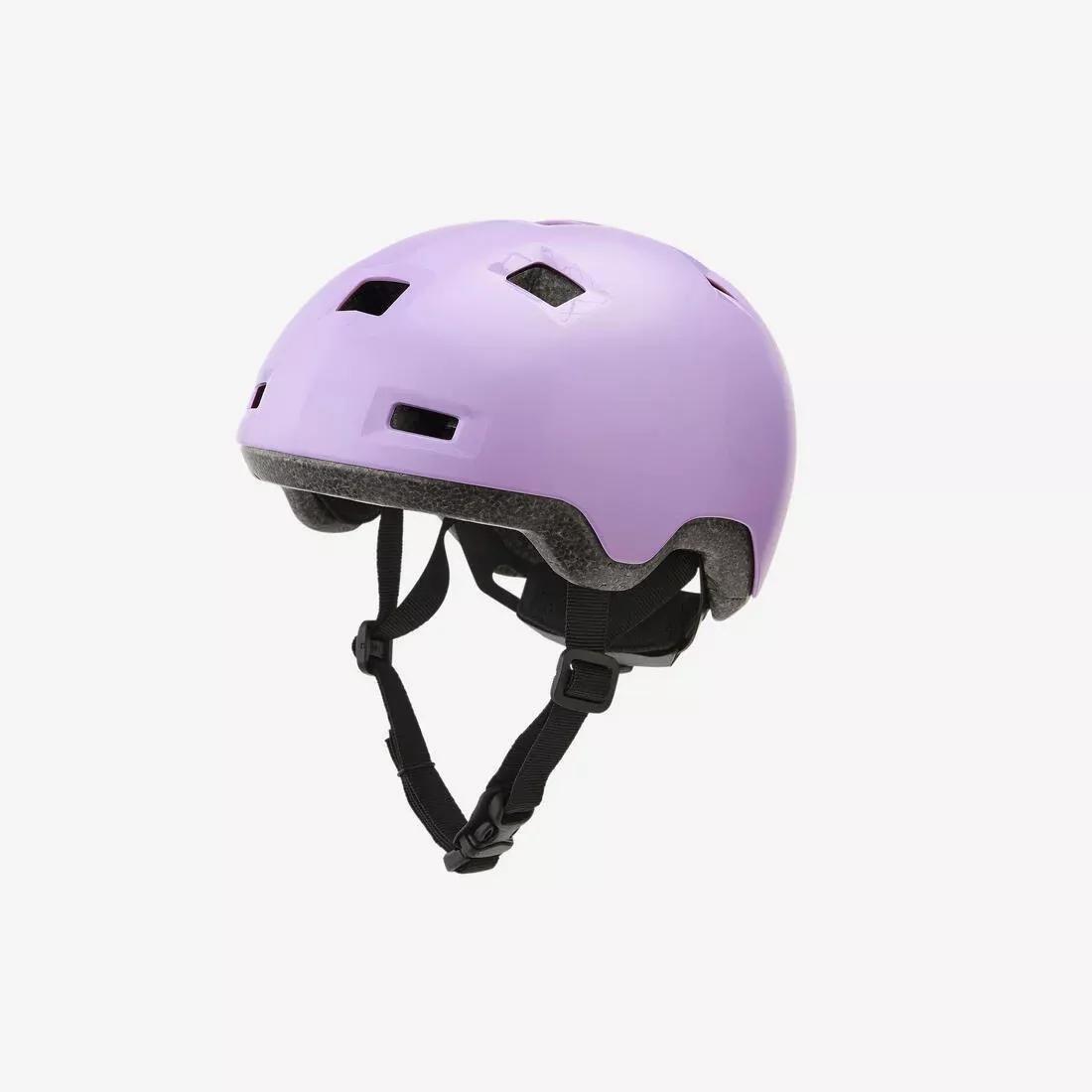 Kids Unisex Inline Skating Skateboard Scooter Bike Helmet - B100, Purple, No Color, large image number 3