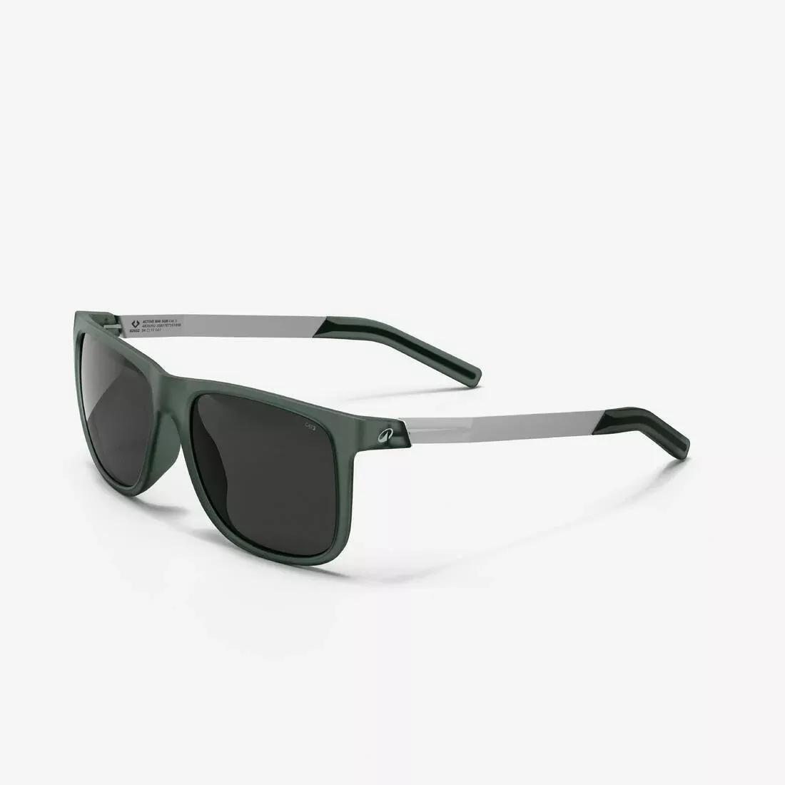 Category 3 Polarised Sunglasses - Active 900 SQR, Green, No Color, medium