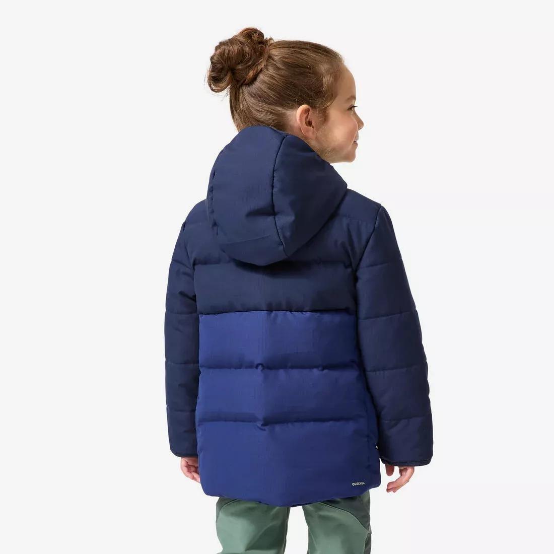 Kids Unisex Winter Puffer Jacket - NH500 - 2-6 Years, Blue, No Color, medium