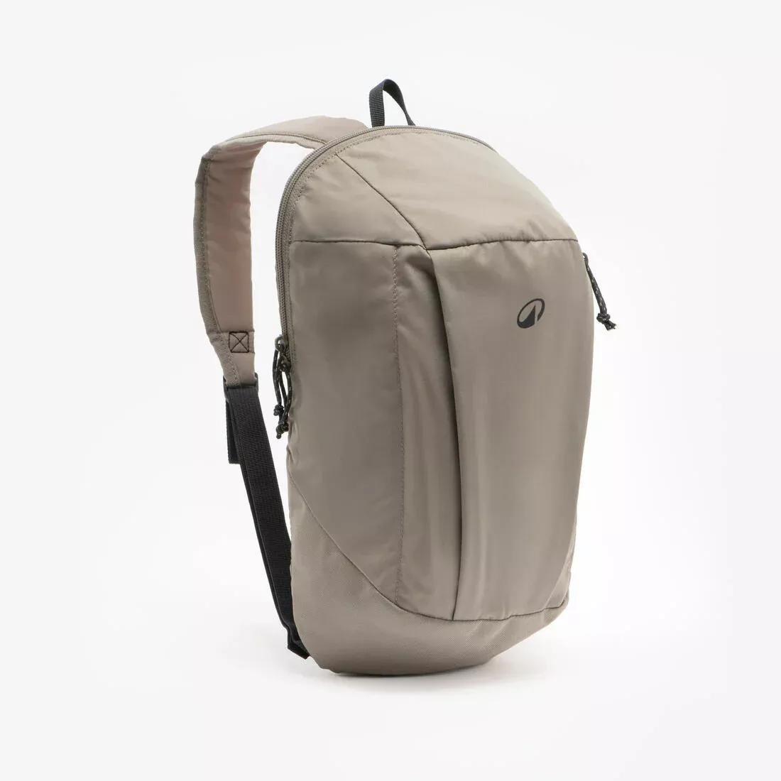 Hiking Backpack 10 L - Arpenaz 50, Beige, No Color, large image number 4