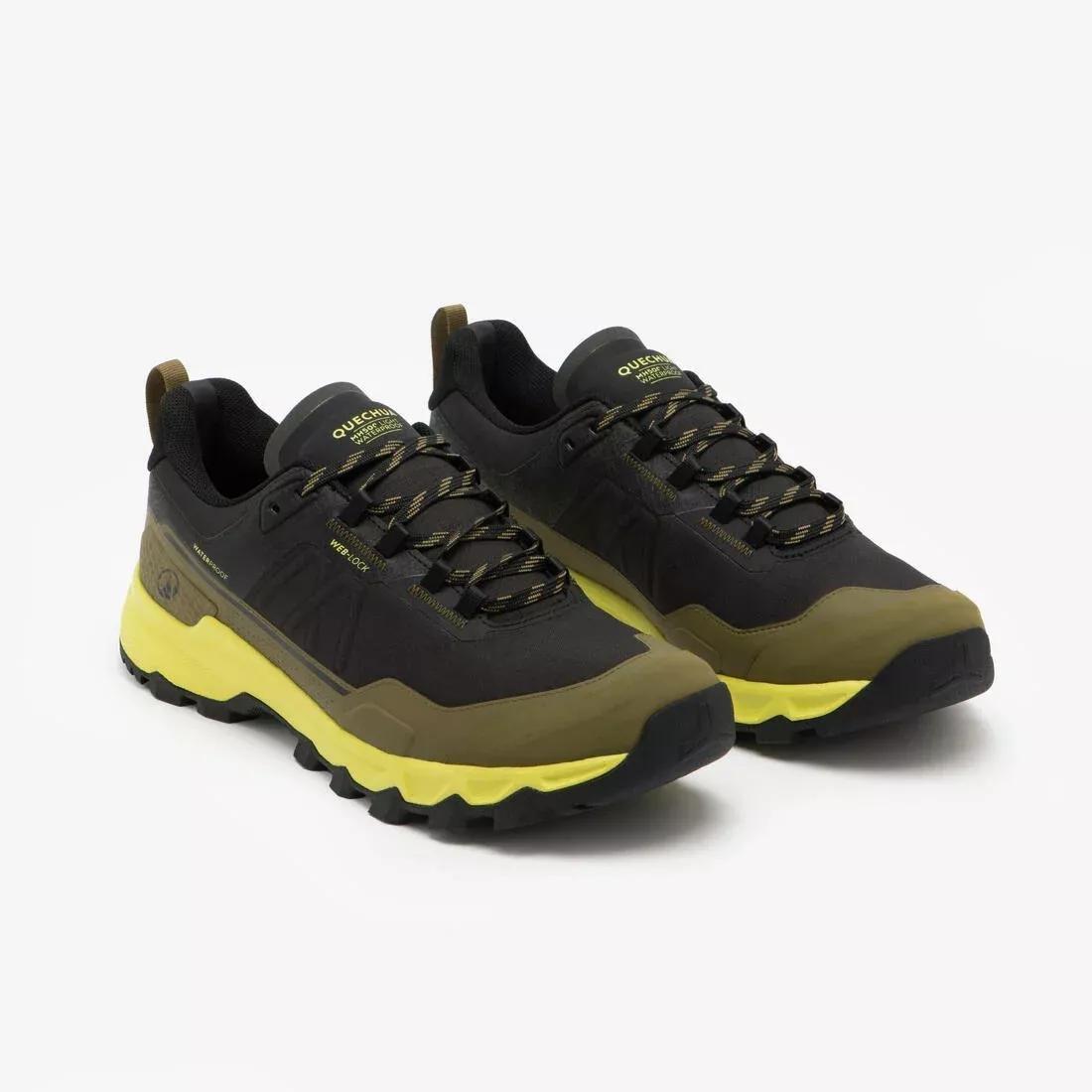 Men Waterproof Hiking Boots - MH500 Light, Yellow, No Color, large image number 1