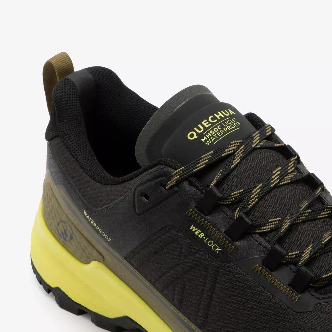 Men Waterproof Hiking Boots - MH500 Light, Yellow, No Color, large image number 5