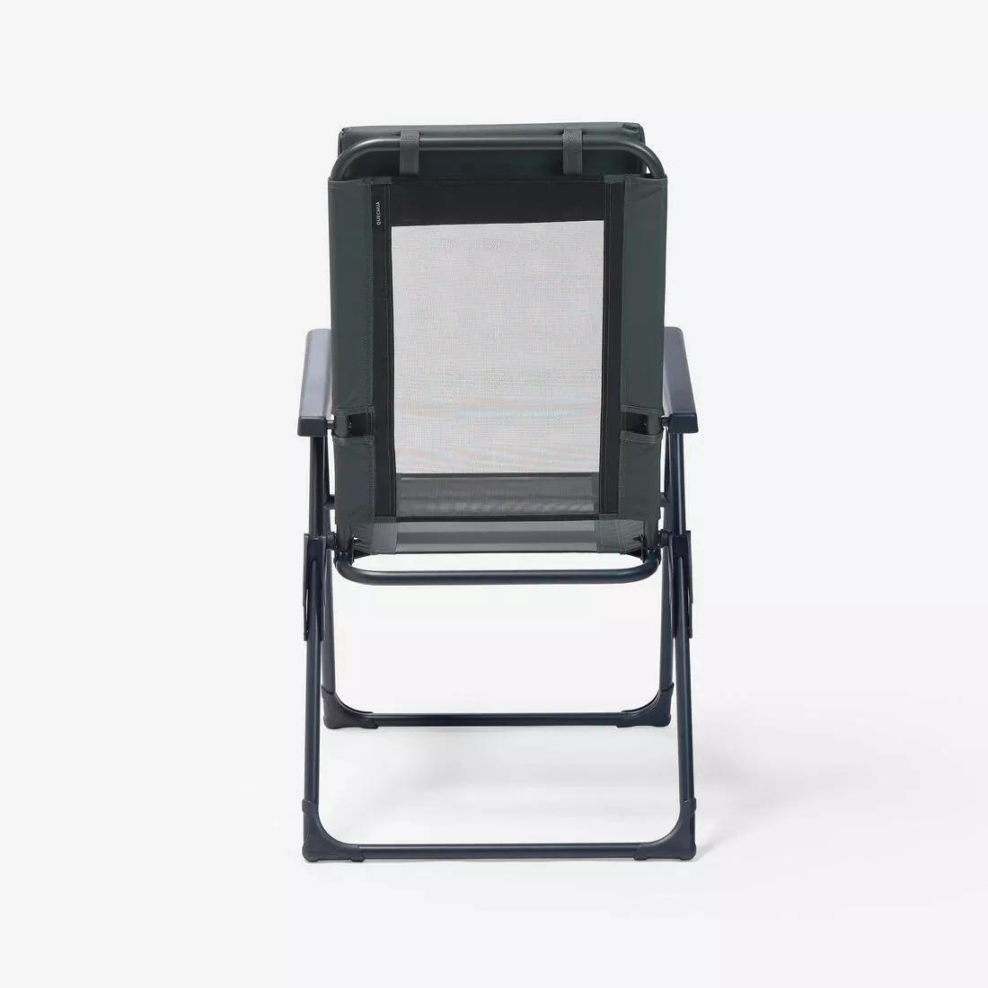 Comfortable Folding and Reclining Camping Chair, Green, No Color, large image number 7