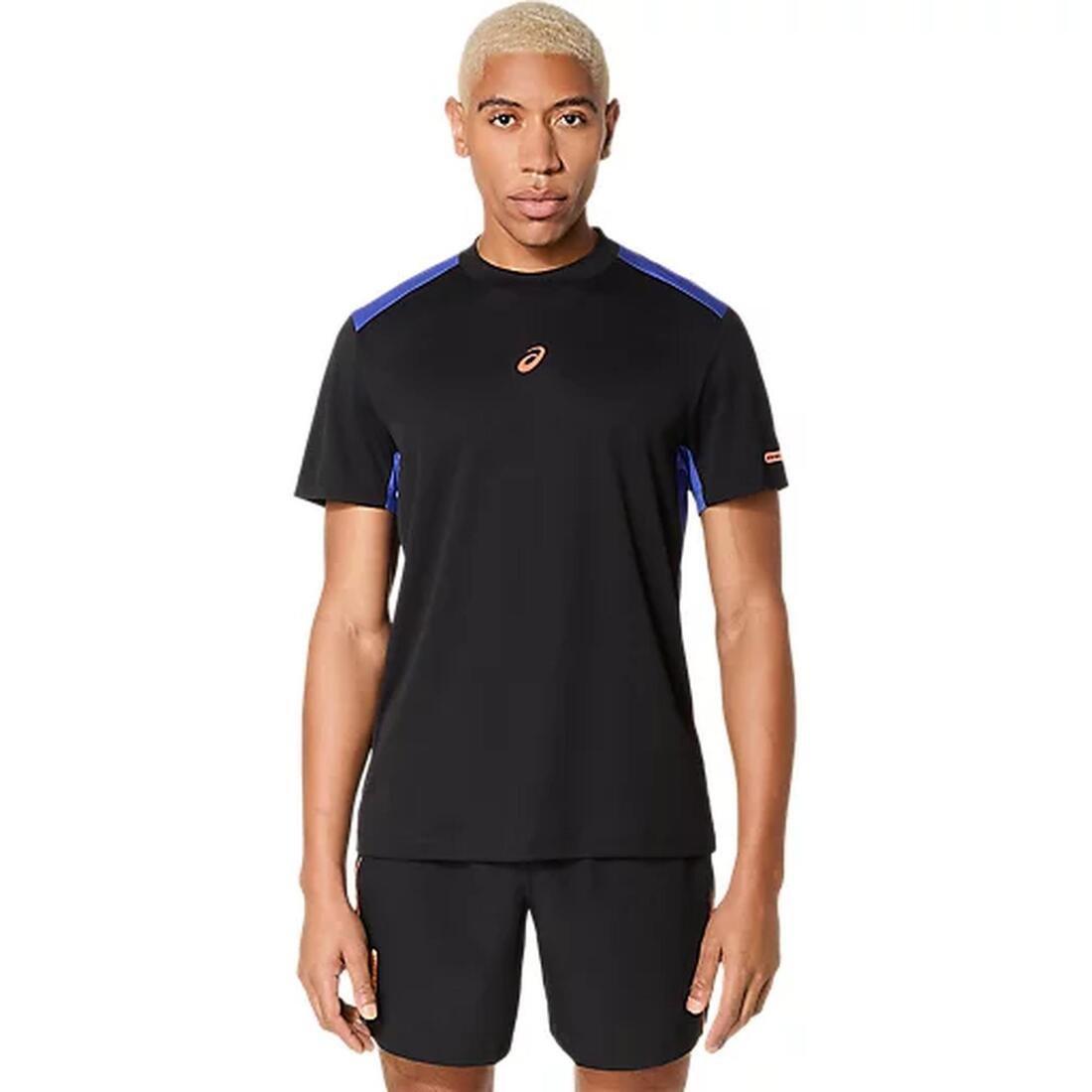 Padel Court Short Sleeve Top - Performance, Black, No Color, large image number 0