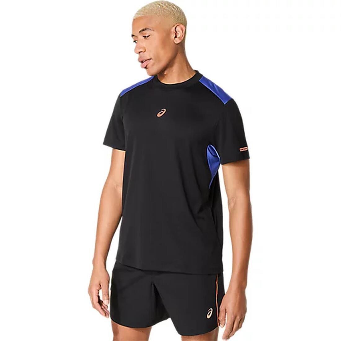 Padel Court Short Sleeve Top - Performance, Black, No Color, large image number 2