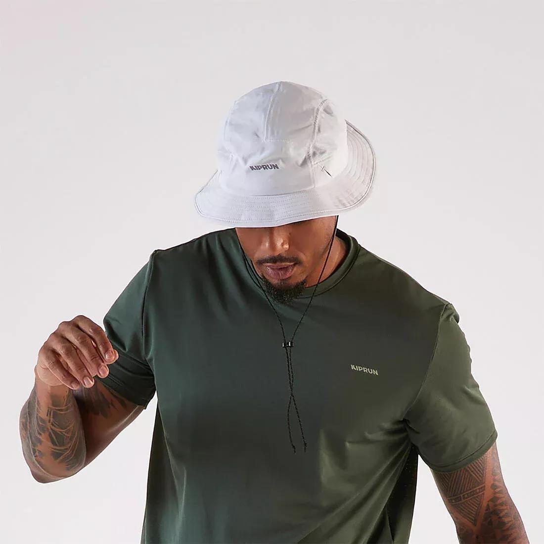Ultralight Trail Running Sunhat - KIPRUN, Grey, No Color, large image number 2