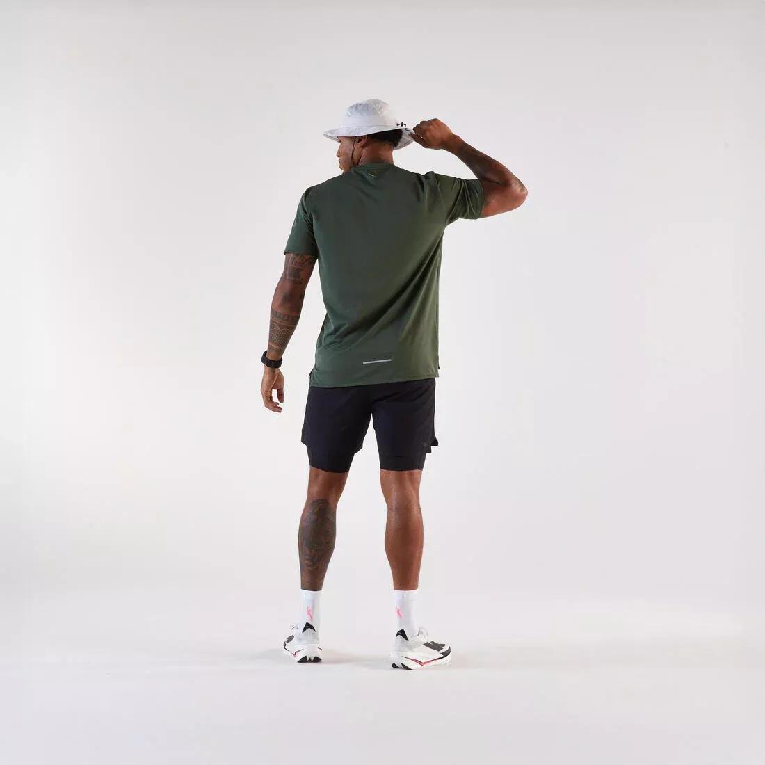 Ultralight Trail Running Sunhat - KIPRUN, Grey, No Color, large image number 3