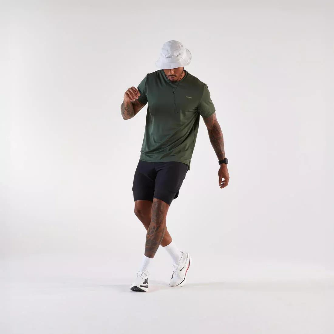 Ultralight Trail Running Sunhat - KIPRUN, Grey, No Color, large image number 5