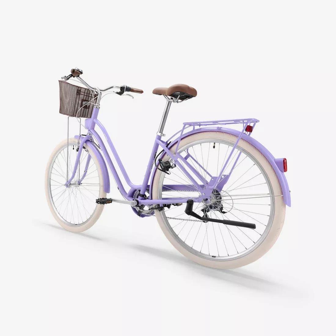 Fully-Equipped - 6-Speed Low Frame City Bike, Purple, No Color, large image number 3