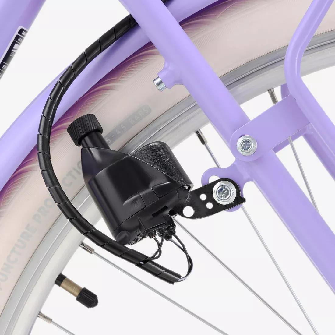 Fully-Equipped - 6-Speed Low Frame City Bike, Purple, No Color, large image number 6