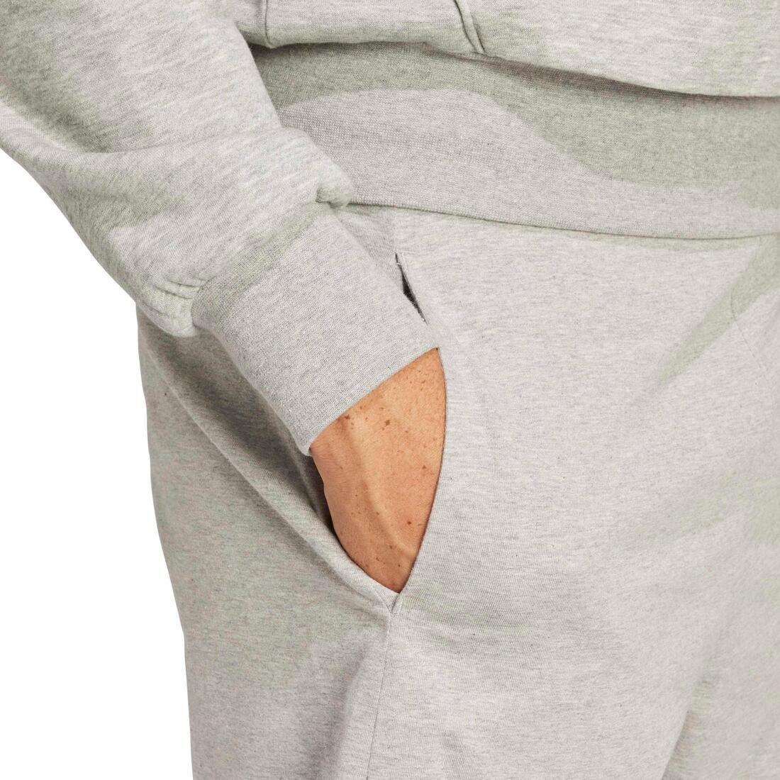 Essentials Big Logo Single Jersey Shorts, Grey, No Color, large image number 3