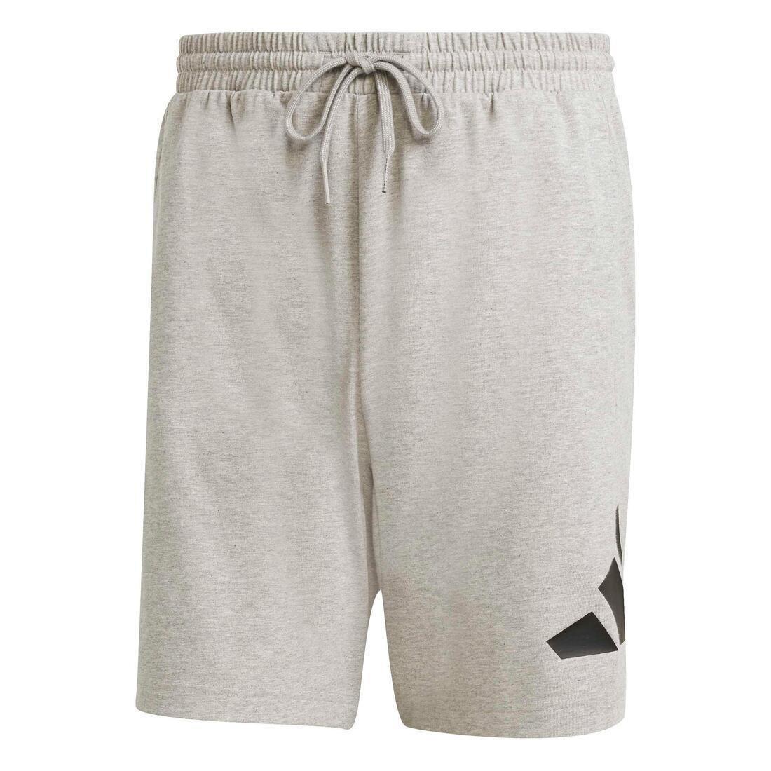 Essentials Big Logo Single Jersey Shorts, Grey, No Color, large image number 5