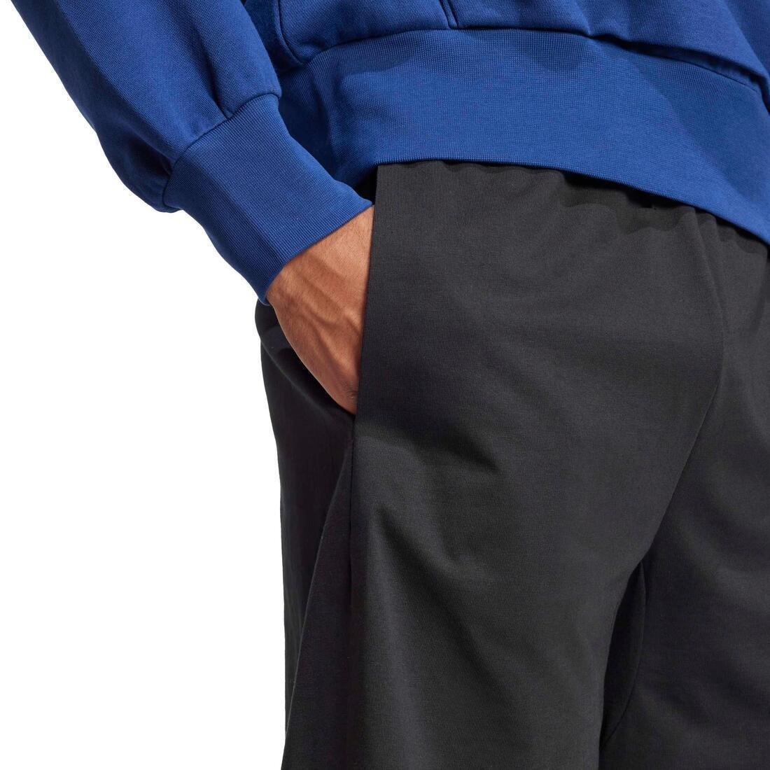 Essentials Big Logo Single Jersey Shorts, Black, No Color, large image number 3