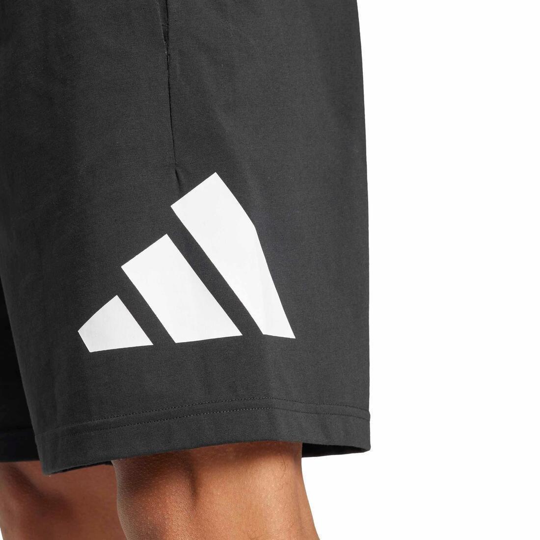 Essentials Big Logo Single Jersey Shorts, Black, No Color, large image number 4
