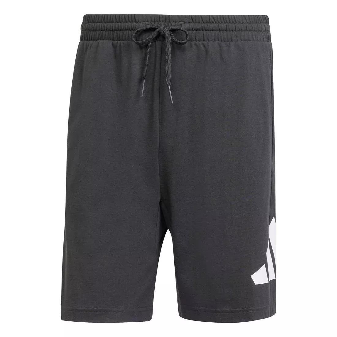 Essentials Big Logo Single Jersey Shorts, Black, No Color, large image number 5