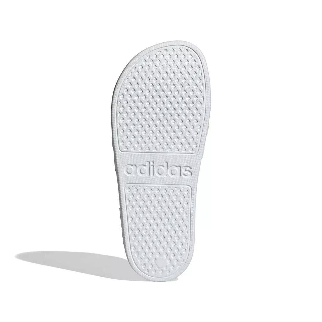 Adilette Aqua Slides, White, No Color, large image number 4
