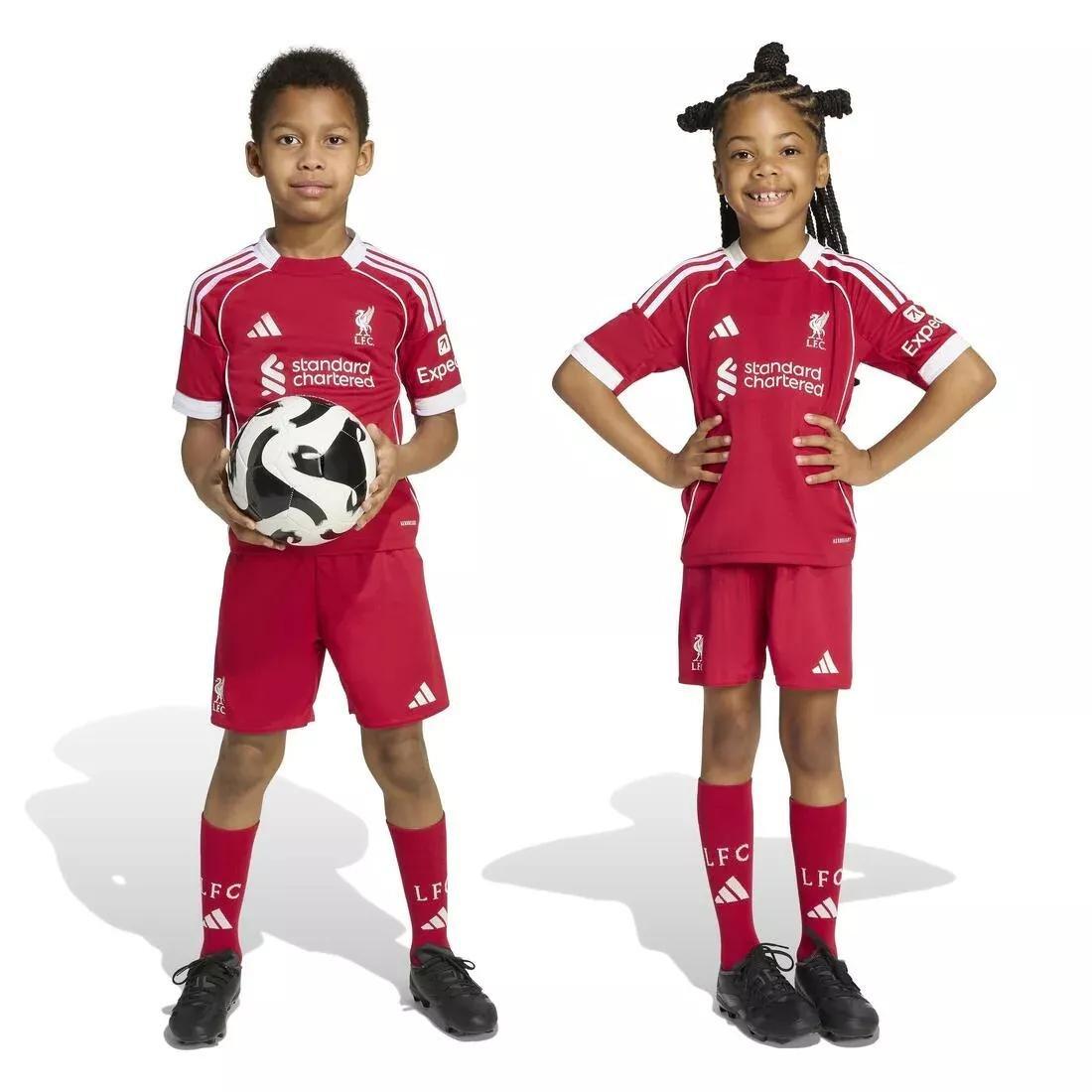 Kids Unisex Liverpool FC 25/26 Home Mini Kit, Red, No Color, large image number 4