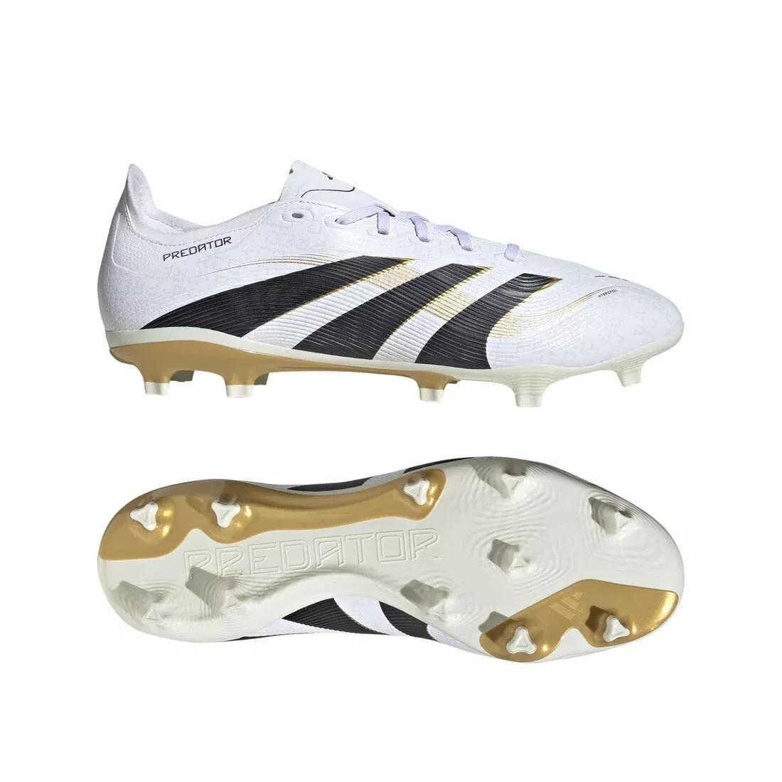 Unisex Predator League Firm/Multi-Ground Boots, White, No Color, large image number 5