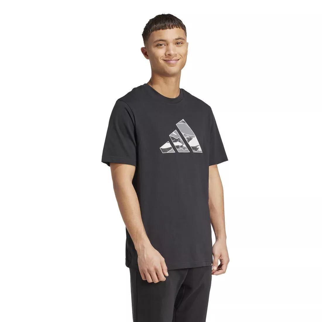Camo Logo Graphic T-Shirt, Black, , large image number 1