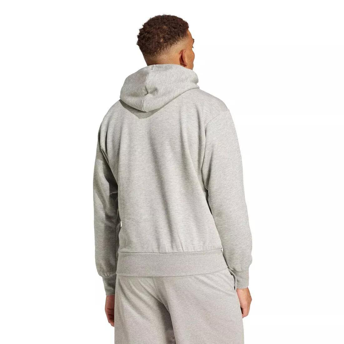 Essentials Big Logo Fleece Hoodie, Grey, , large image number 3