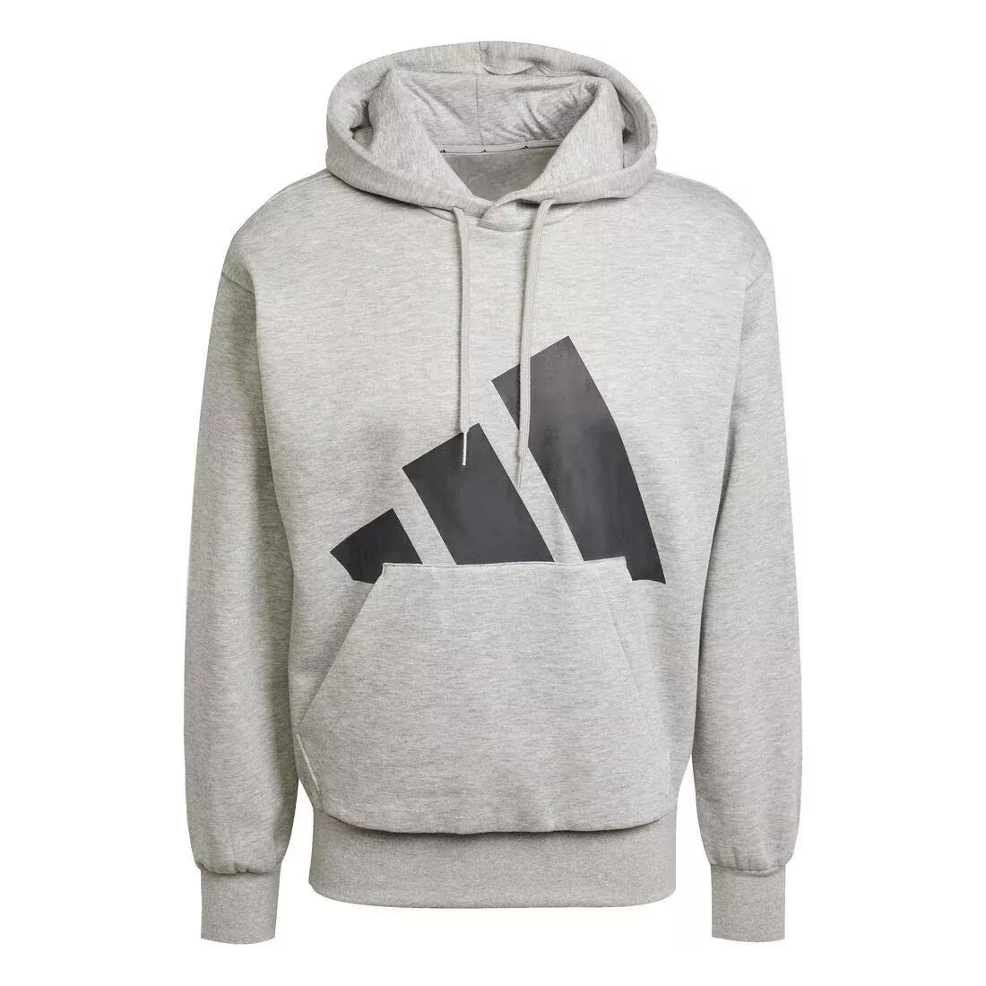 Essentials Big Logo Fleece Hoodie, Grey, , large image number 6