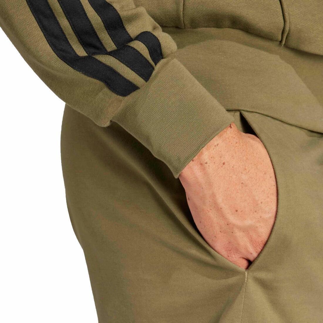 Essentials Big Logo Single Jersey Shorts, Green, No Color, large image number 4