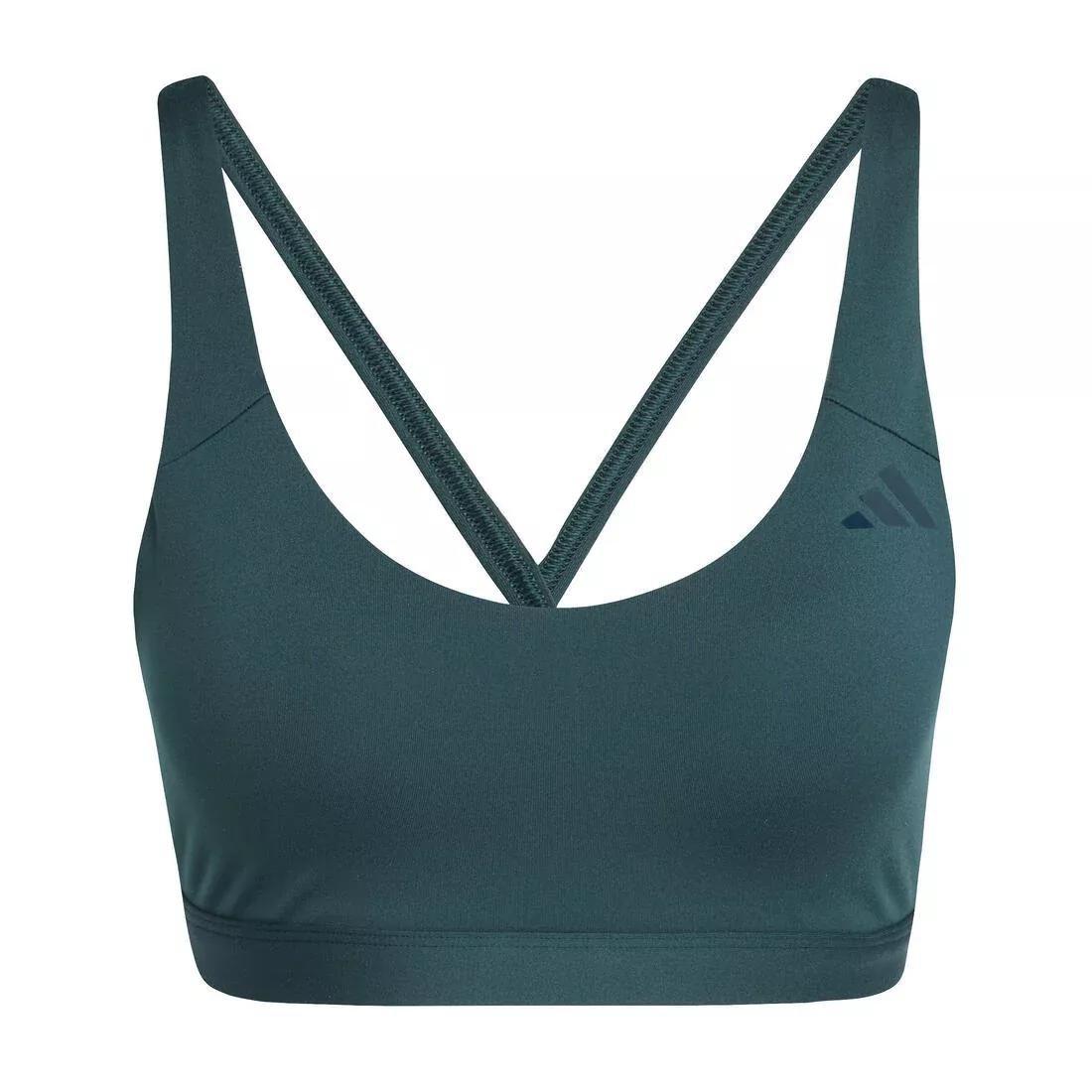 All Me Essentials Medium Support Bra, Green, No Color, large image number 5