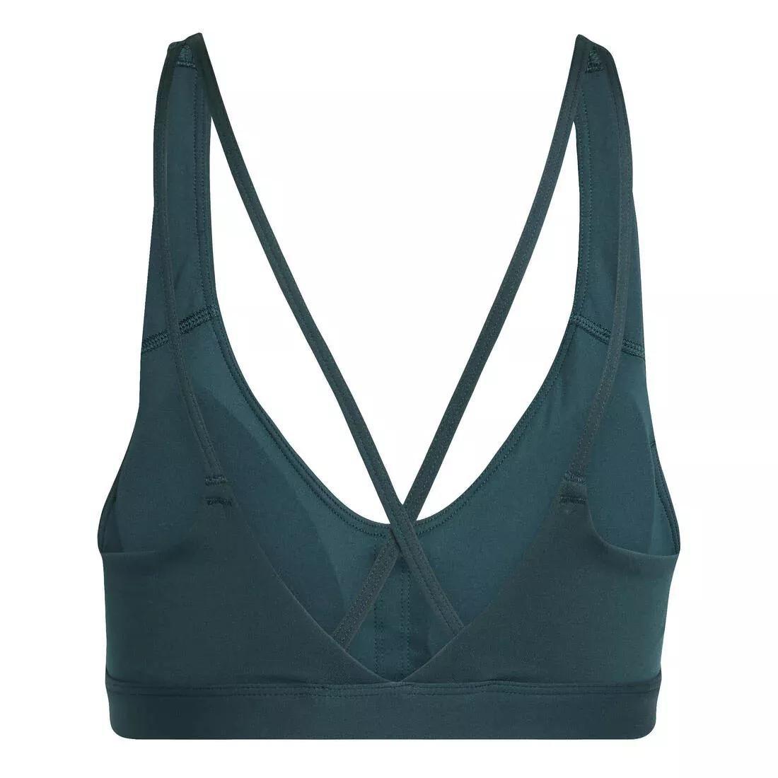All Me Essentials Medium Support Bra, Green, No Color, large image number 6