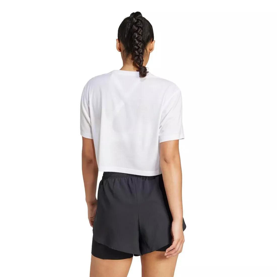 Train Essentials Boxy Workout T-Shirt, White, No Color, large image number 1