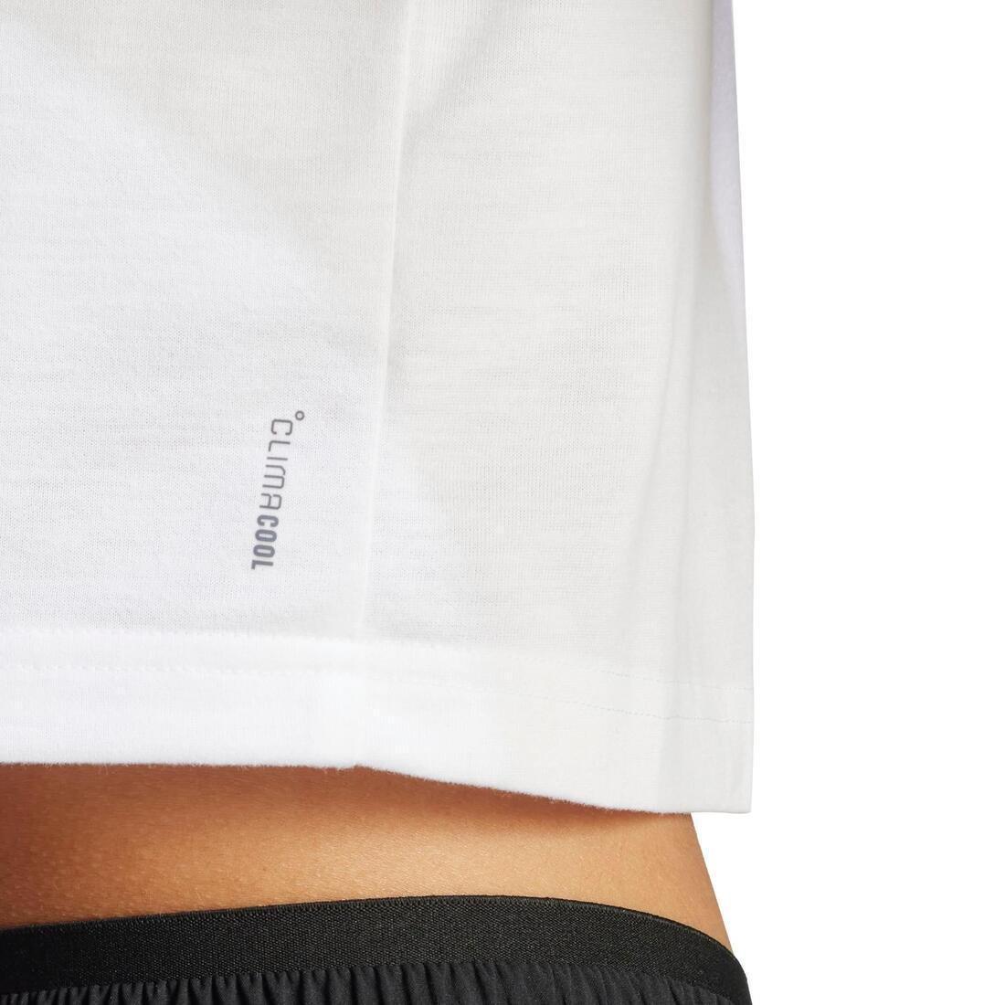 Train Essentials Boxy Workout T-Shirt, White, No Color, large image number 4