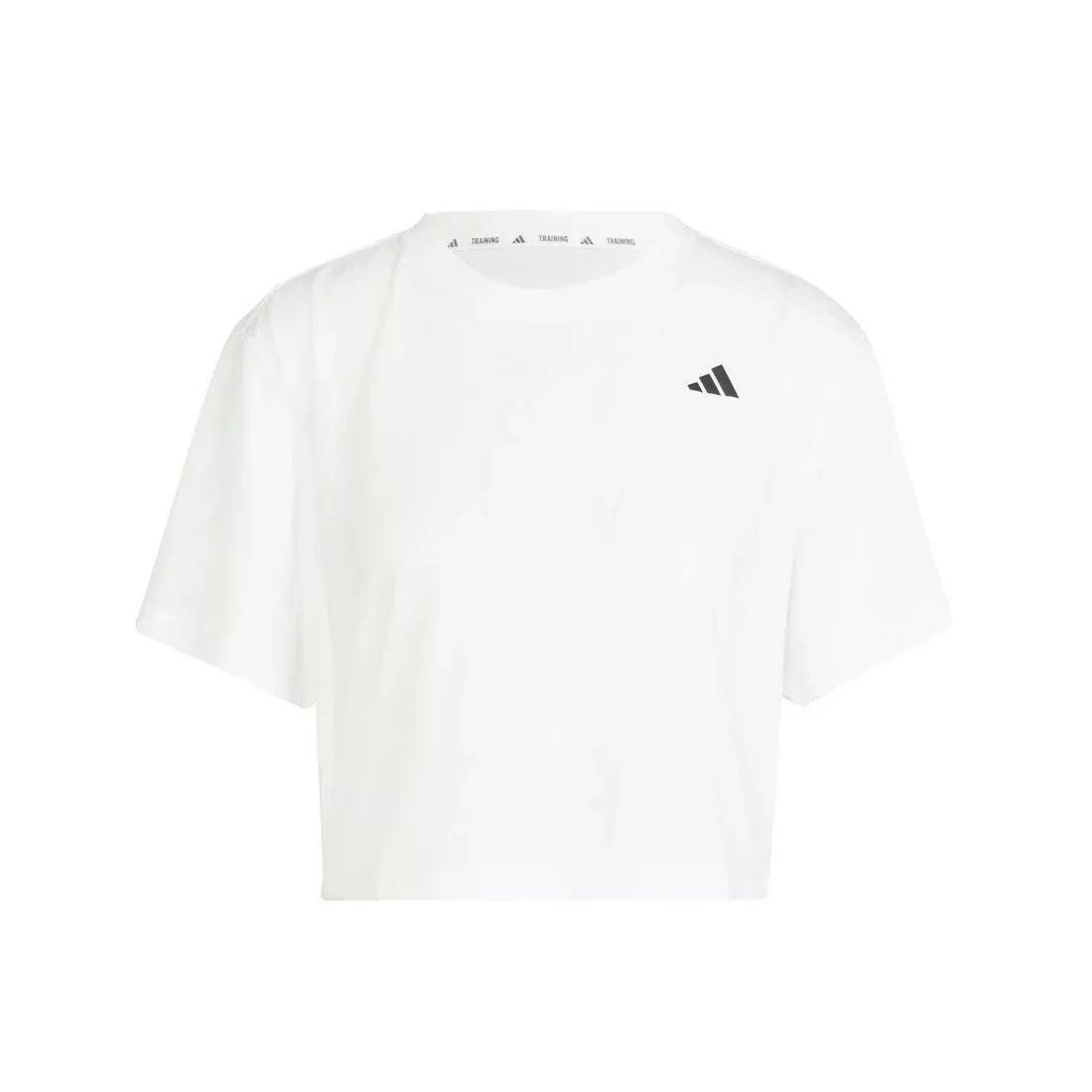 Train Essentials Boxy Workout T-Shirt, White, No Color, large image number 5
