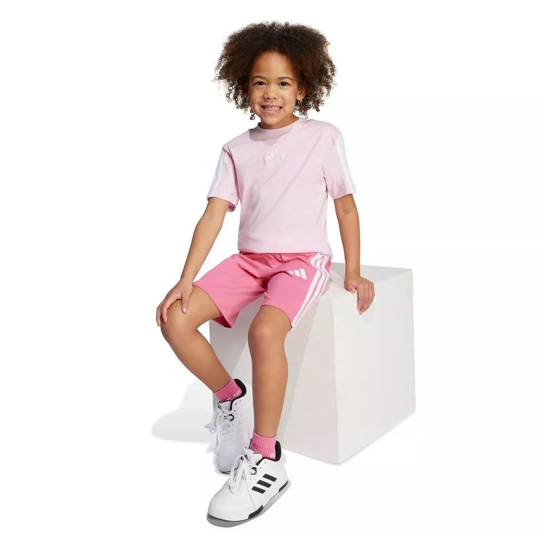Kids Unisex Essentials Tee Set, Pink, No Color, medium