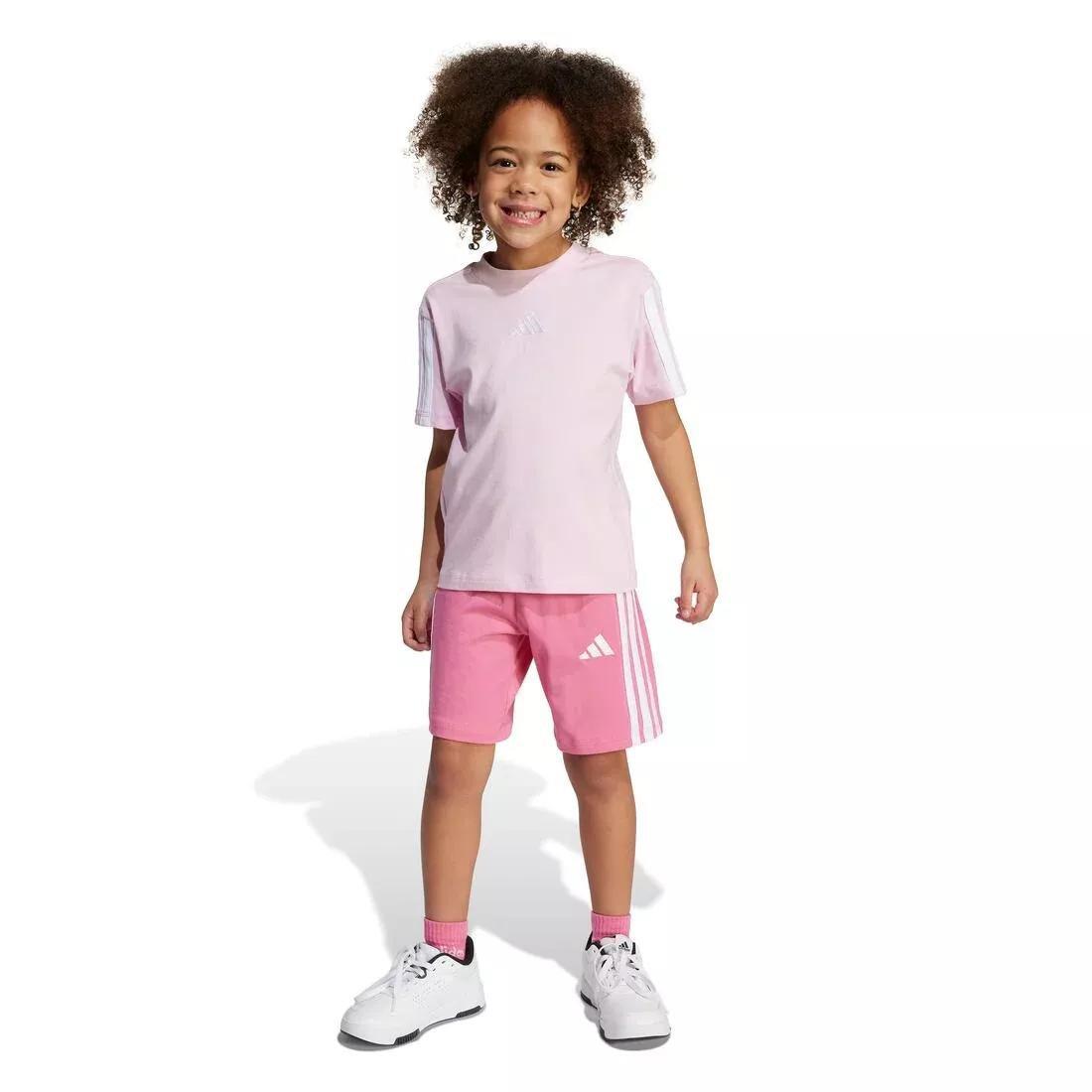 Kids Unisex Essentials Tee Set, Pink, No Color, large image number 3