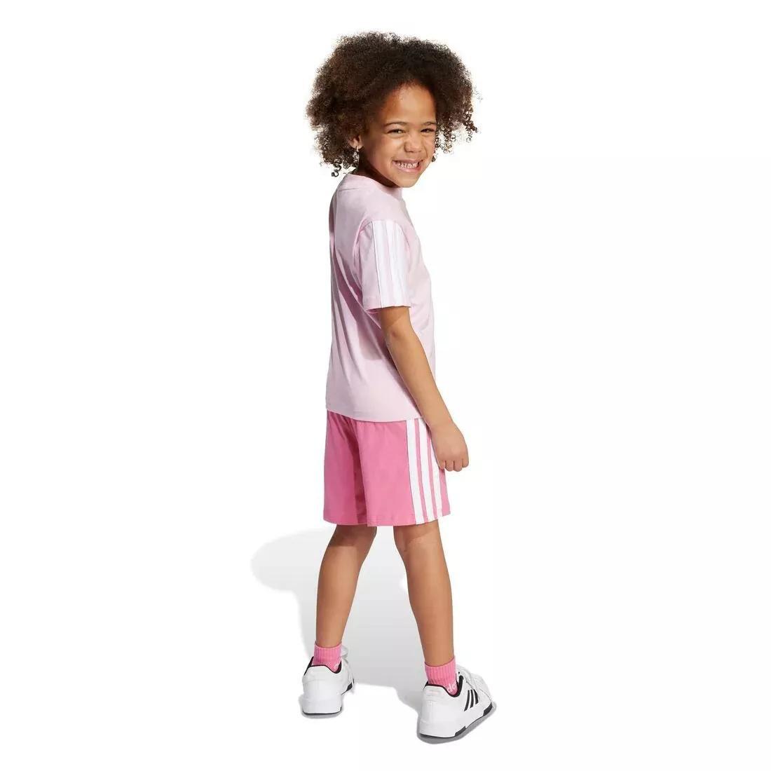 Kids Unisex Essentials Tee Set, Pink, No Color, medium