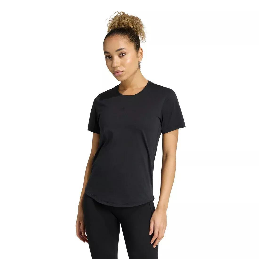 Yoga Essentials T-Shirt, Black, No Color, large image number 0